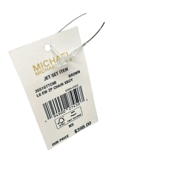 Michael Kors Brown /Tan Jet Set Large Logo
Crossbody Bag NWT - Picture 7 of 8